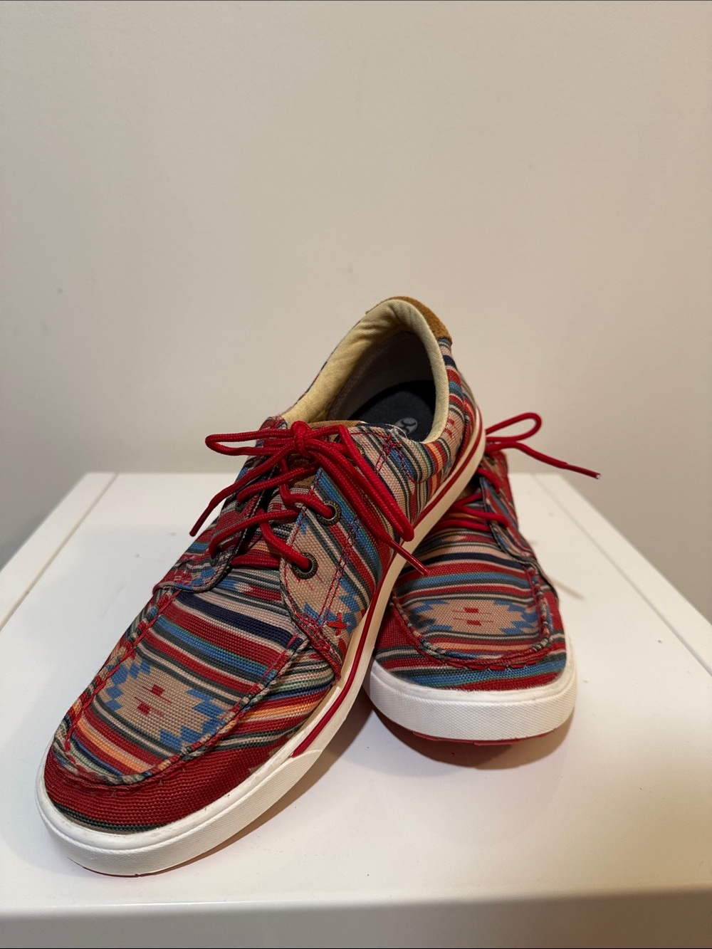Twisted X Women's Hooey Loper, Moc Toe, Fiesta Aztec size 9